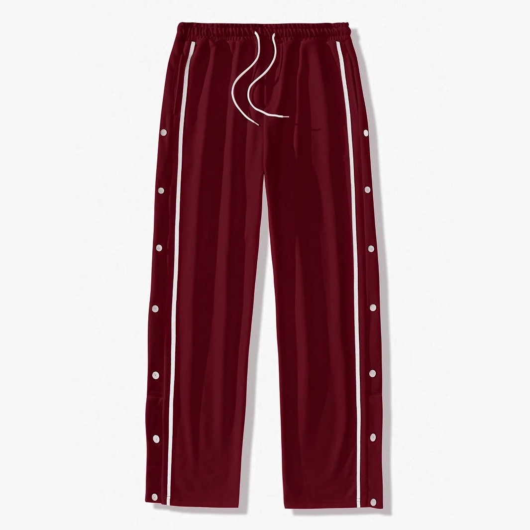 Ropa de hombre transfronteriza, pantalones casuales de hebilla de nuevo estilo, pantalones casuales de estilo retro, pantalones casuales de pie
