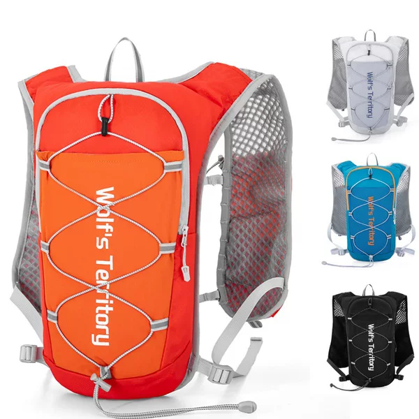 Cross-Border New Model Running Sports Trail Backpack, Ultra-Light Nylon Lightweight Mountaineering Bag, Portable Water Bag, Marathon Backpack