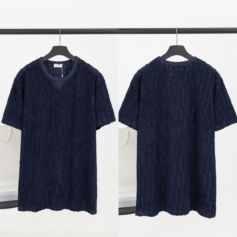 スポットハイバージョン Dijia S25 夏新作刺繍プリント Djia 高級トレンドシリーズカジュアル男女半袖 Tシャツ|undefined