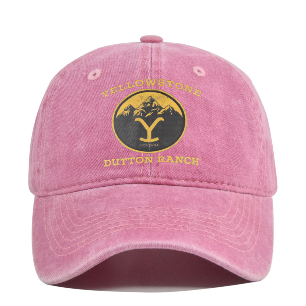 Cappellino da baseball con visiera curva, in seta stampata con pietra gialla e graffiti, cappello da sole personalizzato_voghion.com