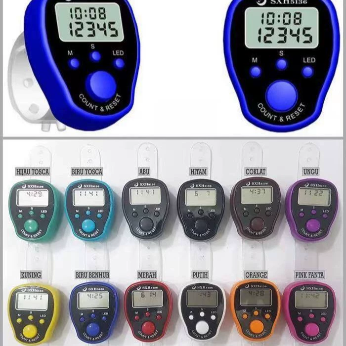 306 # Светящийся счетчик с большим экраном, счетчиком времени и даты, ручным счетчиком, электронным счетчиком