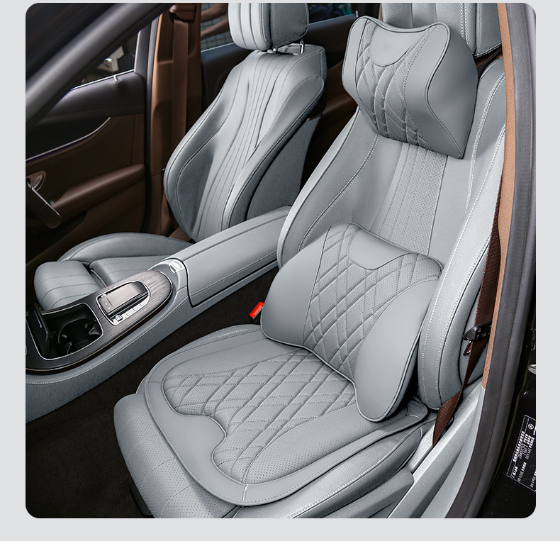 Suitable for Nio Es6Ec6Es8Et5Et7Es7 Headrest, Lumbar Cushion, Car Neck Pillow, Breathable Interior for All Seasons