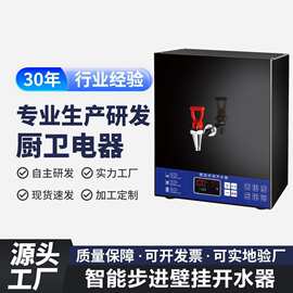 商用壁挂式开水器工厂过滤直饮水机校园开水机玻璃数控烧水器跨境