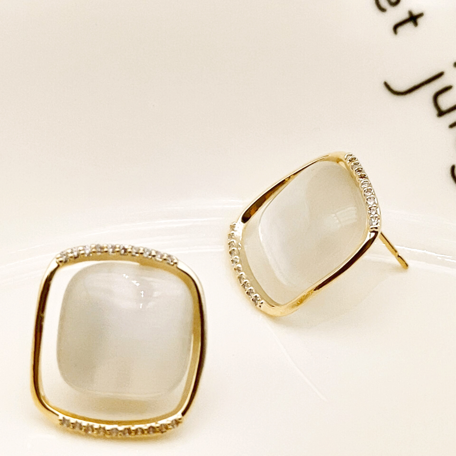 fashionable elegant earrings