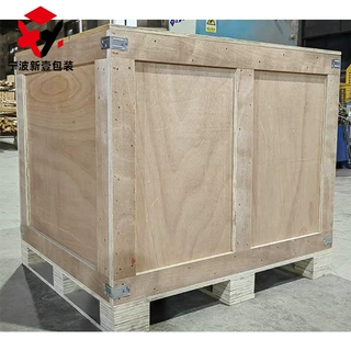 宁波卡扣胶合板重型木箱组装拆卸折叠钢带设备物流运输包装木箱厂