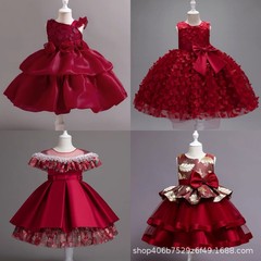 2-7year baby girls birthday tutu dresses wedding ski rt gow