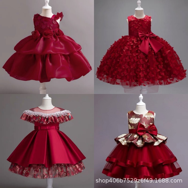 2-7year baby girls birthday tutu dresses wedding ski rt gow|undefined