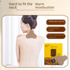 Huainan Tang mugwort cervical shoulder neck lumbar and knee patches warm therapy red flower black ointment patch household use 12 patches joint patch drop shipping