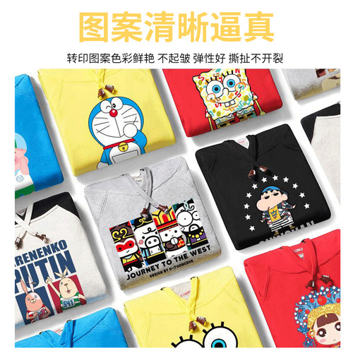 Wholesale A3A4 pure cotton heat sublimation transfer paper for cushion dark items T-shirt short sleeve pure cotton transfer paper