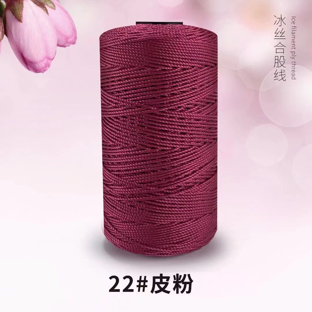 Hilo para Crochet de 3 Hebras de Nylon para Tejido a Mano