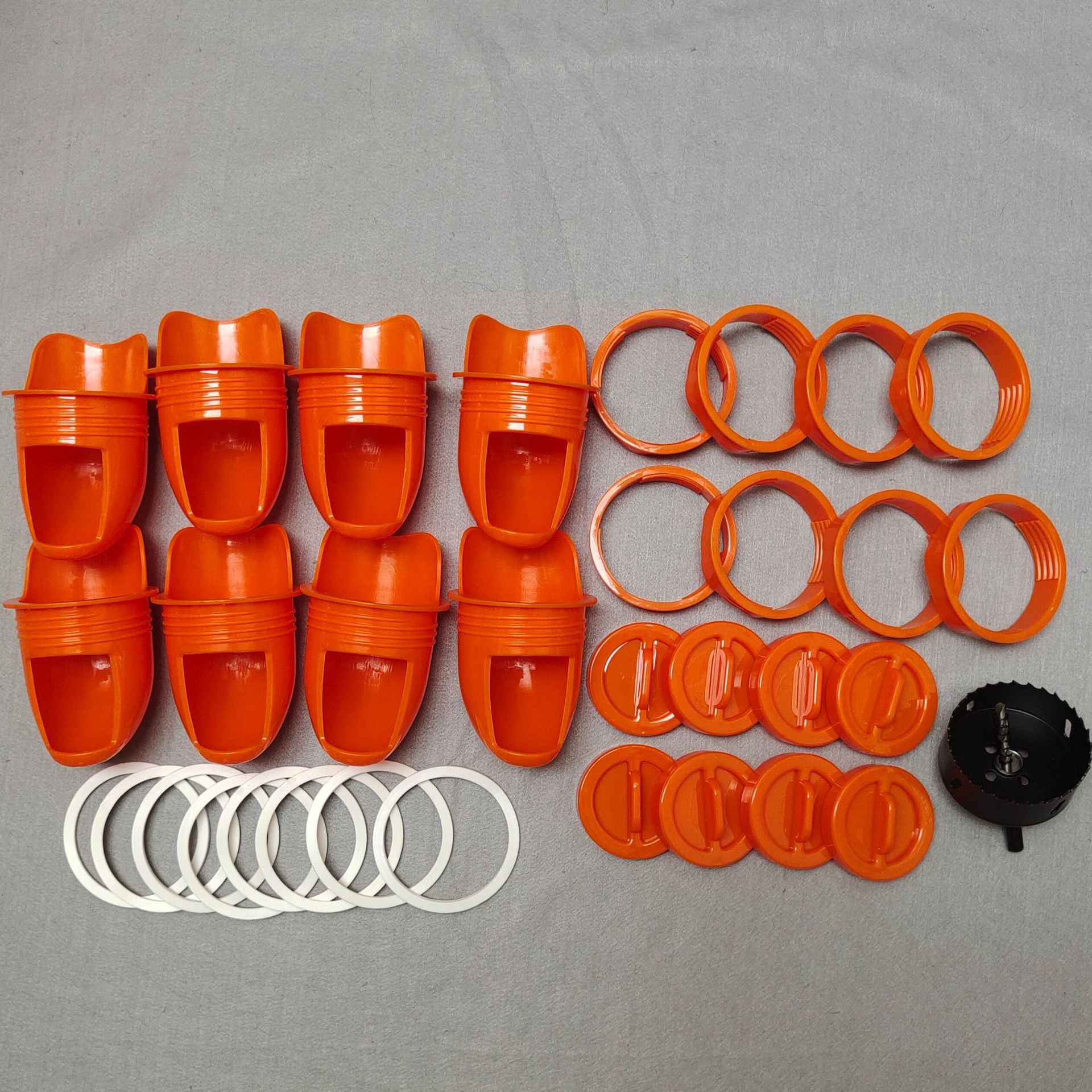 오렌지 8 + 1 (흰색 앞치마 + 블랙홀 오프너)