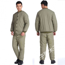 劳保棉衣男士冬季加厚矿工棉服棉裤套装工作服保暖防寒服爸爸棉袄