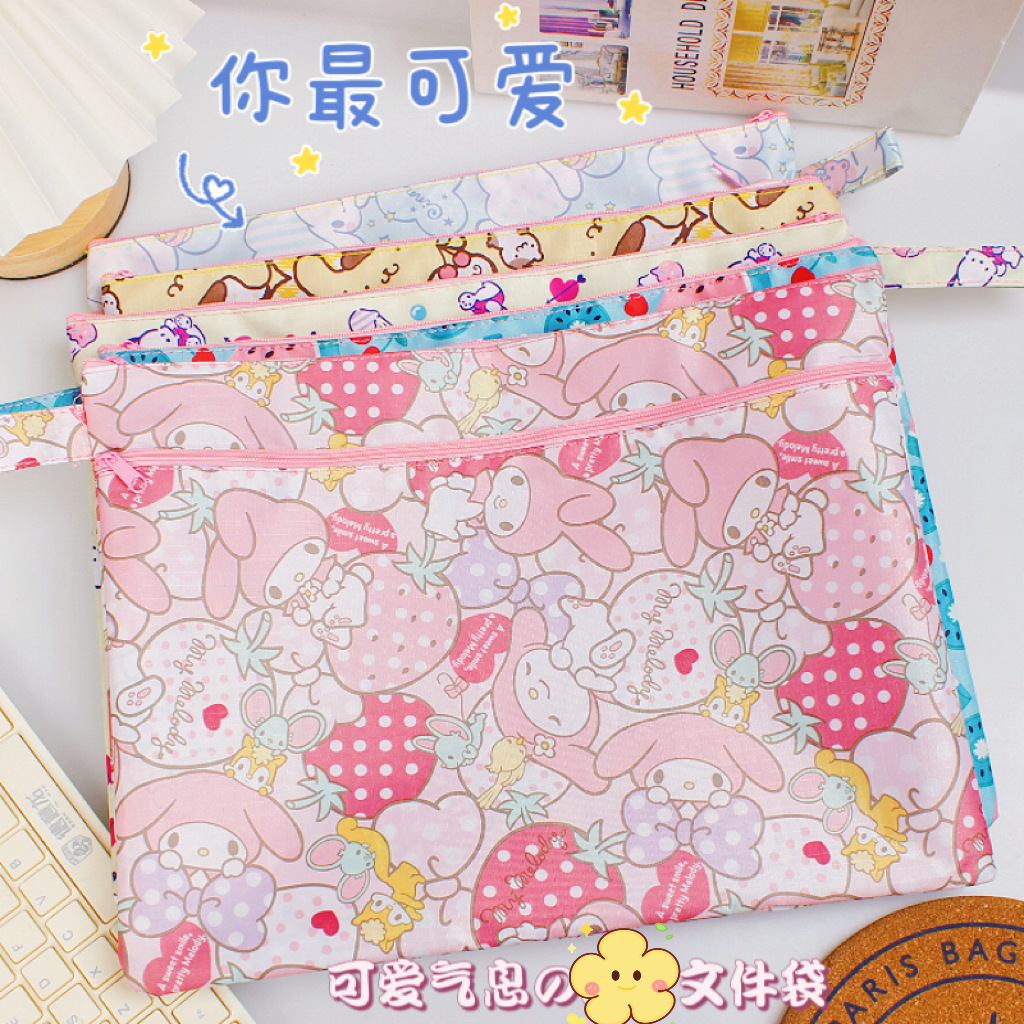 Cartoon capacious cute storage bag for kindergarten