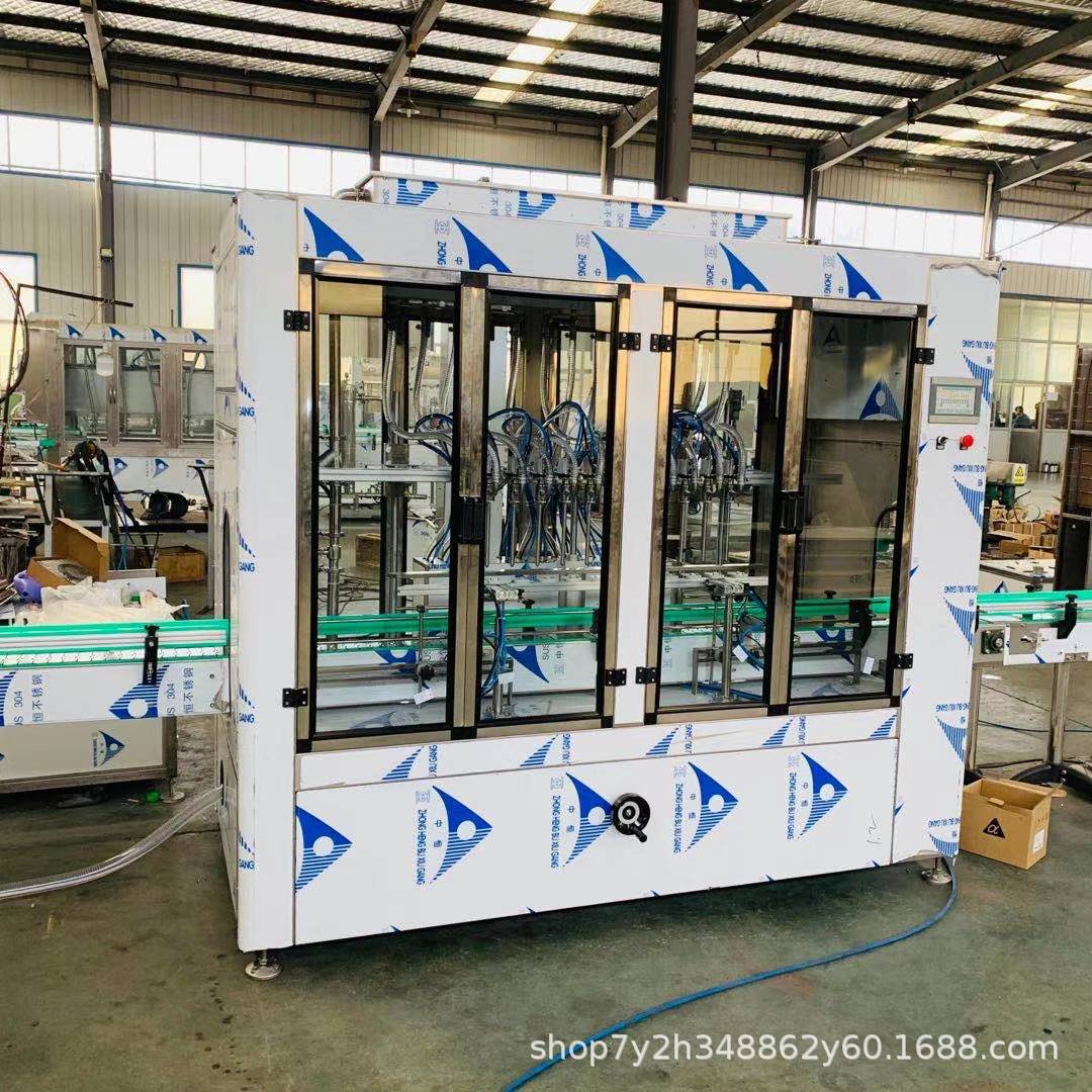 全自动直线自流式白酒灌装机 全自动直线式纯净  果汁 饮料灌装机