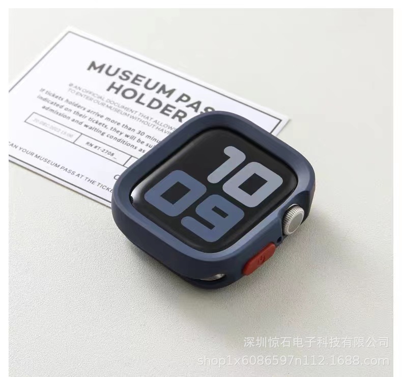 ApplewatchS10 Funda protectora ApplewatchS10 Caja de reloj galvanizado TPU Funda protectora iwatch ligera