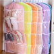 Wardrobe Storage Bag Hanging Bag Wall Hanging Fabric Large Capacity Storage Bag Dormitory Double-Sided Underwear Socks Storage Hanging Bag