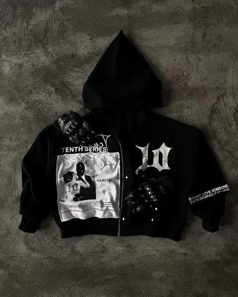 Black 10 short sweatshirt 2134#