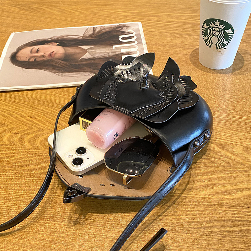 Personalizirana stisnjena školjka za žensko poletno nišno oblikovanje metuljčkov, mini torba čez ramo_voghion.com