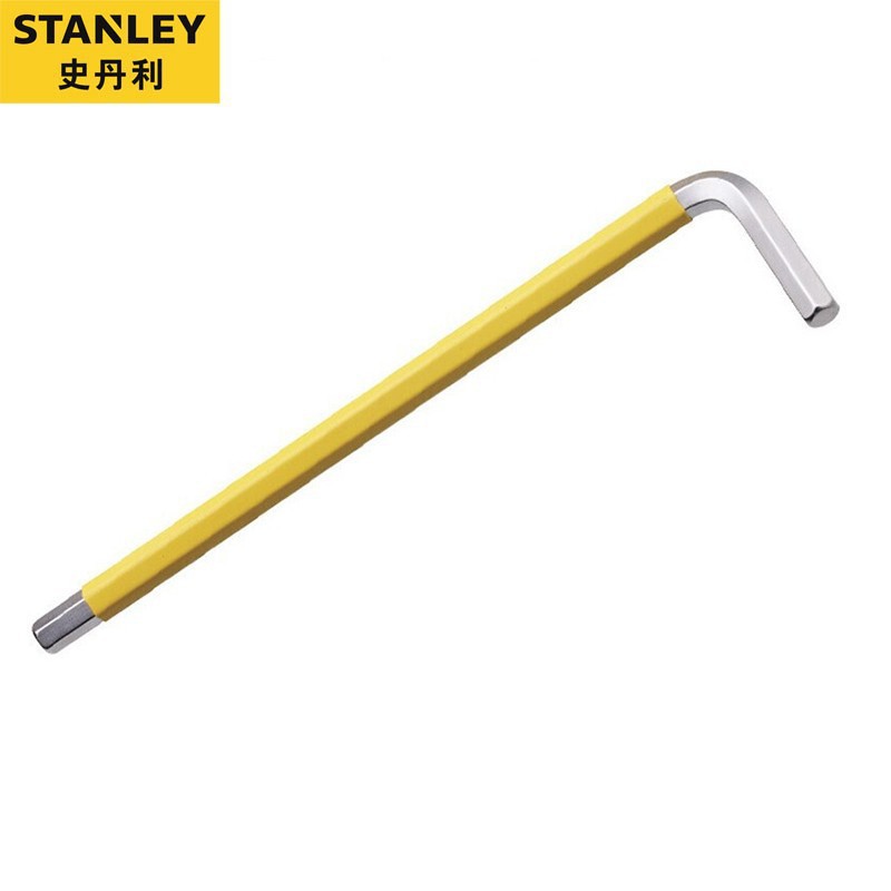 史丹利5支装公制长防滑内六角扳手1.5mm六棱角螺丝刀   94-529-23