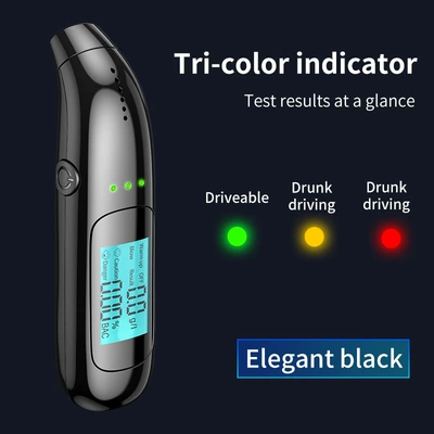 Air-Inflatable Alcohol Tester Other Automotive Safety Supplies - english-black