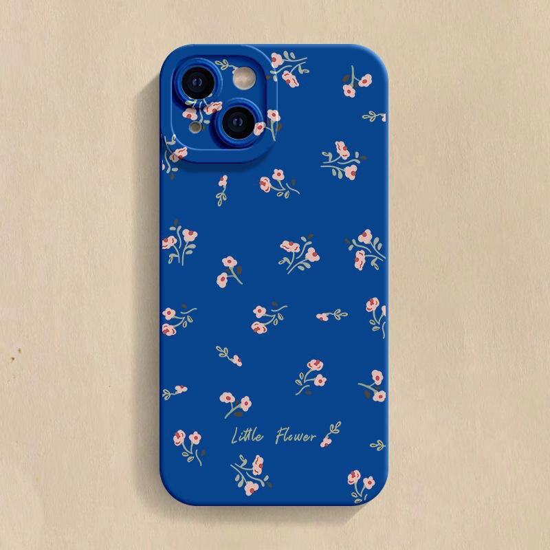 フルスクリーン花柄 iphone16promax 携帯電話ケース Apple 15plus ニッチ 14 ガール 13/12/11 に適しています|undefined