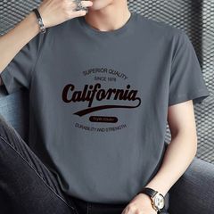 夏のtシャツは男性の半袖のファッションがゆったりしています。
