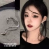 2# Right ear snake-shaped wrapped earrings