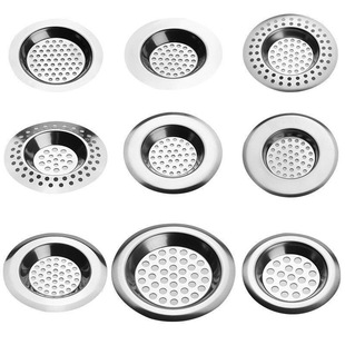 Mop Sink Filter Bathroom Floor Drain Hair Anti-Blocking Net Sink Filter Laundry Drain Net Stainless Steel