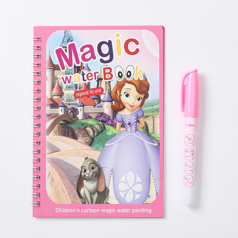 子供の色を塗る本の赤ちゃんの益智の清水の落書きの水の絵の本は繰り返し魔法の画帳の創意の贈り物の卸売りを使います。|undefined
