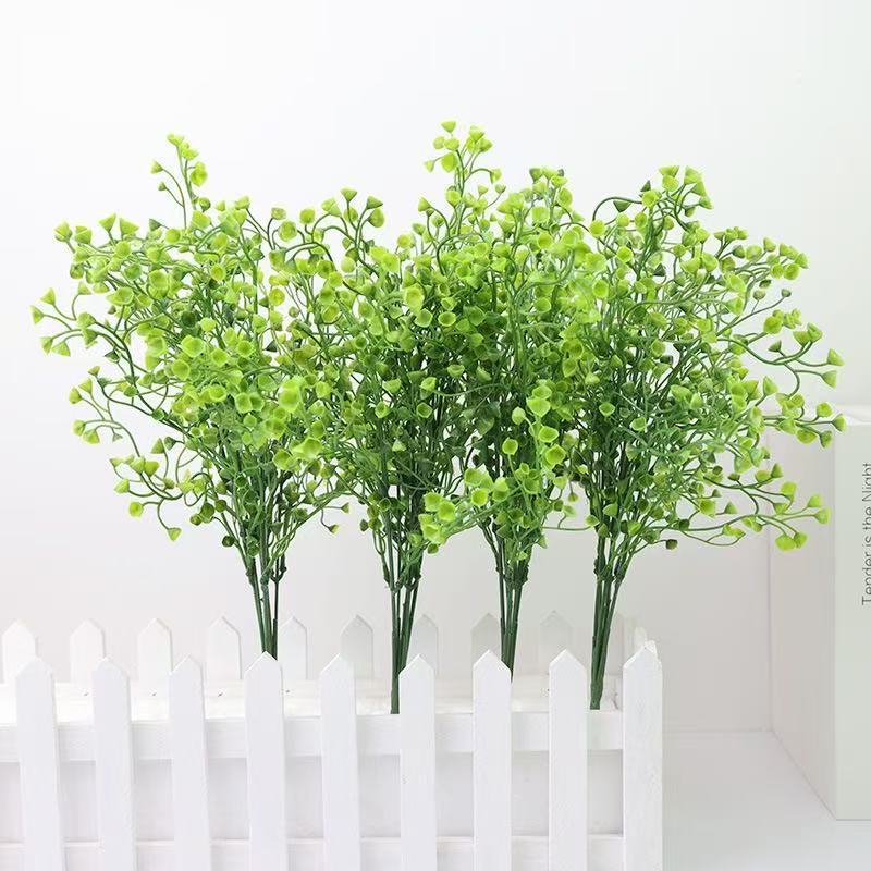 クロスボーダーシミュレーションゴールデンベル柳の花束シミュレーション緑植物ベルグラス屋外ホーム撮影装飾造園緑植物|undefined