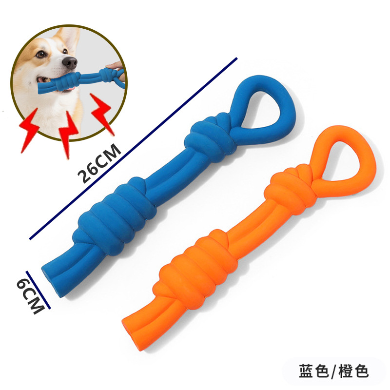 Colección de juguetes de sonido transfronterizos, fútbol de rugby, juguetes para mascotas, alivio del aburrimiento, mordedura, entrenamiento de ventilación, limpieza de dientes, juguetes para perros