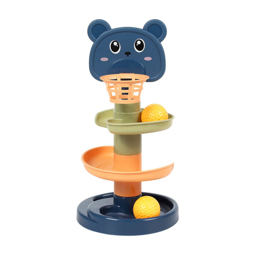 Baby educational fun track slide ball baby rolling ball early education stacking and turning toy tower dropshipping