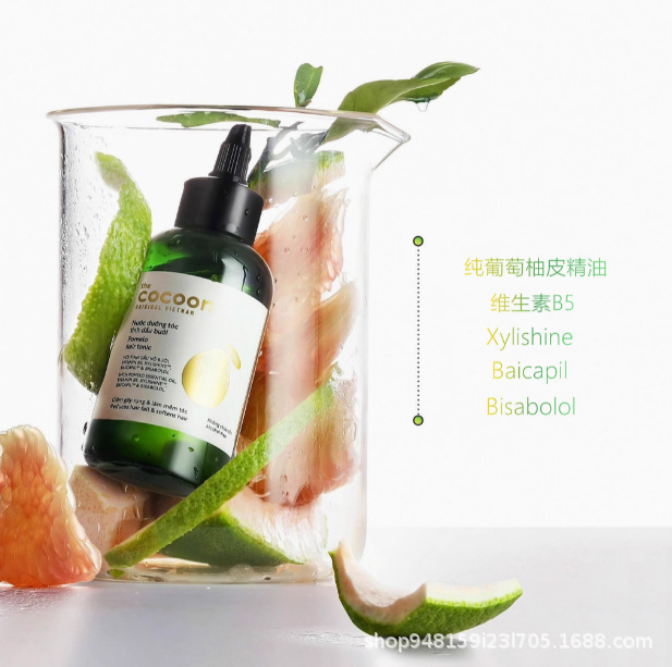 ベトナムコクーン グレープフルーツ ヘアケア エッセンシャル オイル 抜け毛防止と毛根強化 頭皮ケア エッセンス