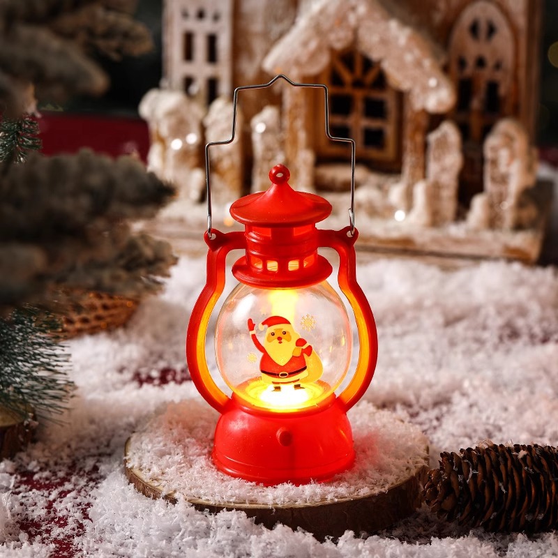 Decoración navideña suministros festivos adornos juguetes lámparas de calabaza props luminosos de Halloween suministros de fiesta lámparas nocturnas