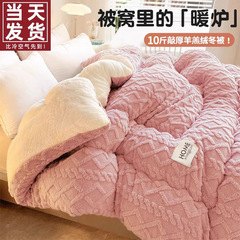 冬用羊毛布団 冬用厚手キルト 暖かいタフタフリース布団芯 シングル 学生寮用綿布団