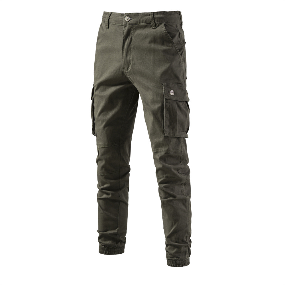 Pantaloni cargo uomo in cotone traspiranti pantaloni casual_voghion.com