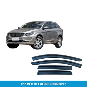 Suitable for Volvo Xc60 2008-2017 Side Window Deflector Rain Shield Thickened Light-Transmitting Rain Guard