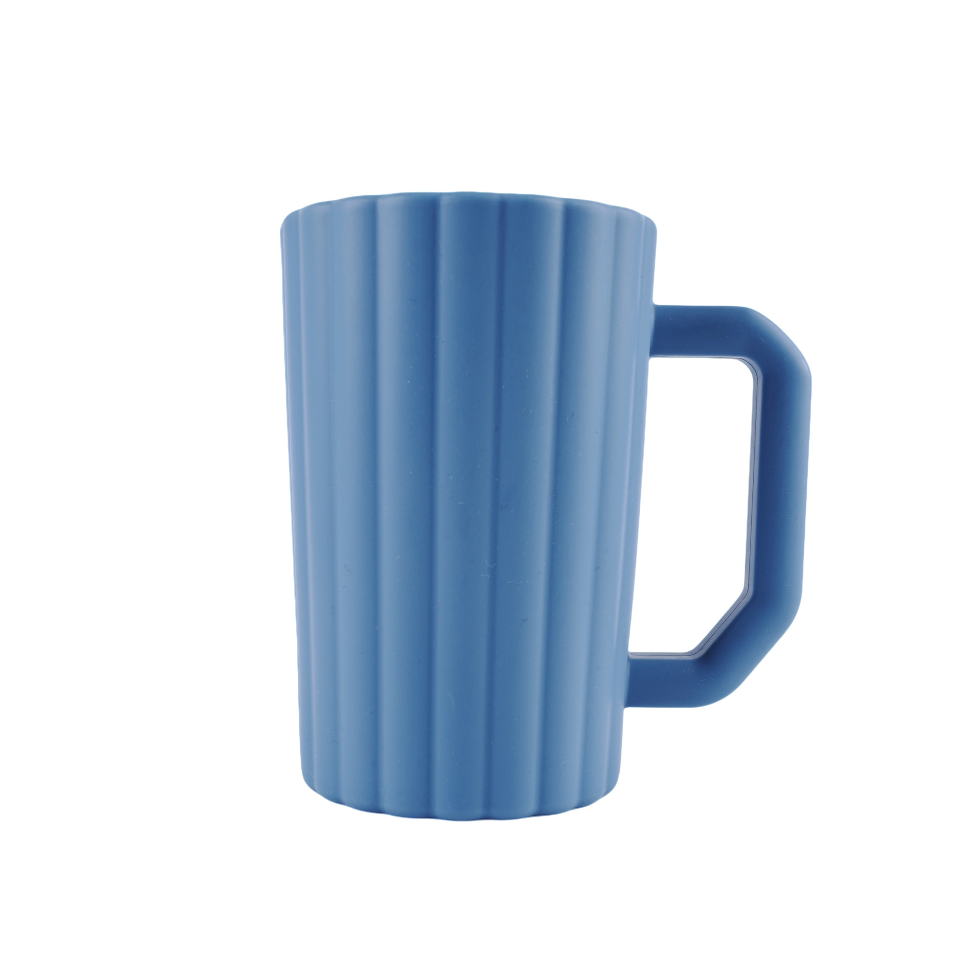 Taza de silicona para niños transfronterizos sin tapa, taza de agua para bebés, taza de agua para bebés con mango