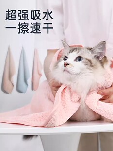 Pet special absorbent towel cat super absorbent pineapple towel bathrobe dog bath quick-drying bath towel