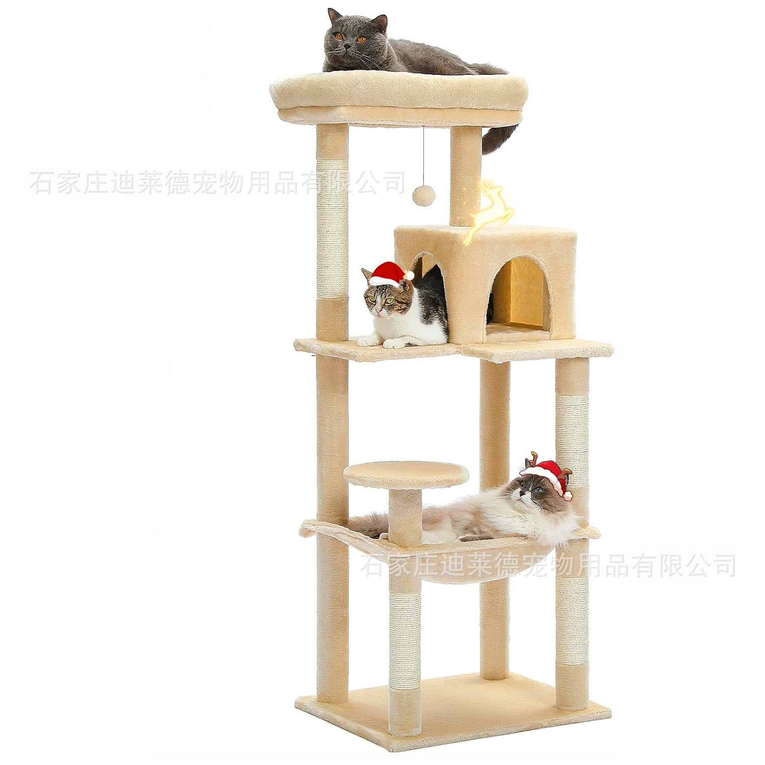 Temu etiqueta gratuita para gatos grandes, estantes de gatos especiales, estantes de gatos de alto nivel, no ocupando espacio, árboles de gatos, ventas transfronterizas calientes