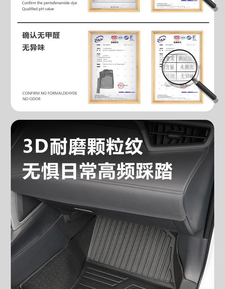 Suitable for Toyota Corolla models 14-26, full coverage interior modification accessories, waterproof TPE car floor mats