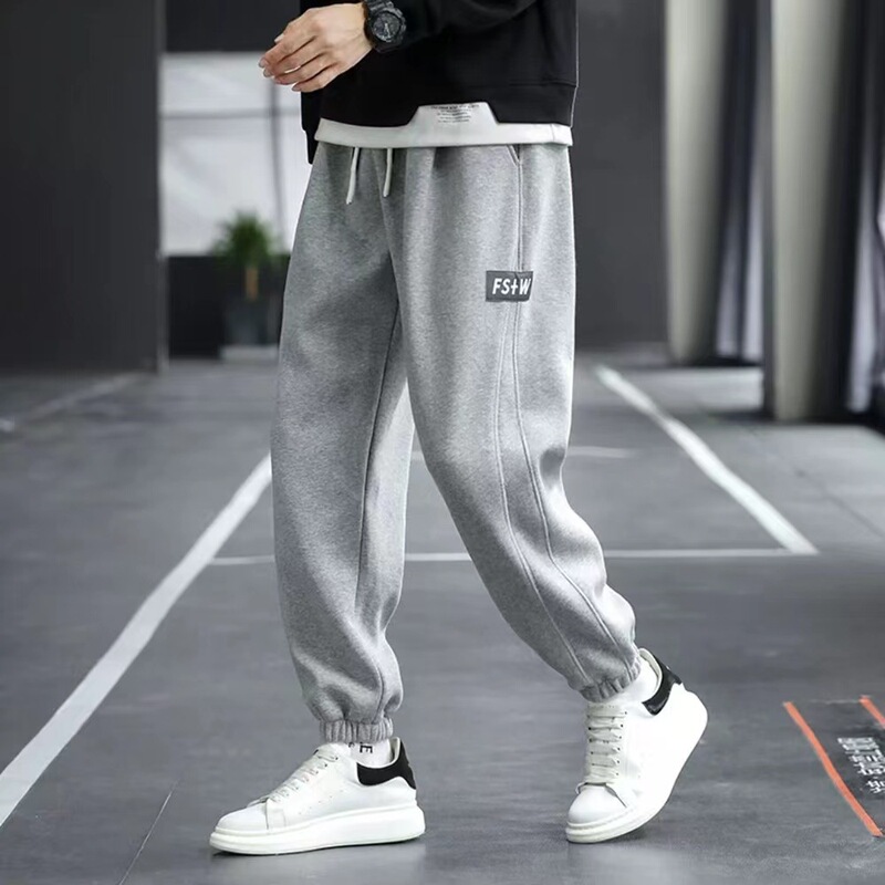 2025 New Men's Loose Jogger Sweatpants Spring and Autumn Casual Long Pants Trendy Autumn Sweatpants