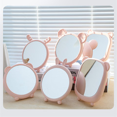 Desktop vanity mirror cartoon folding mirror girl vanity mirror dormitory student princess mirror wholesale