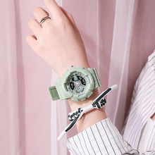 抖音爆款ins独角兽电子表成人学生手表韩版简约多功能运动石英表