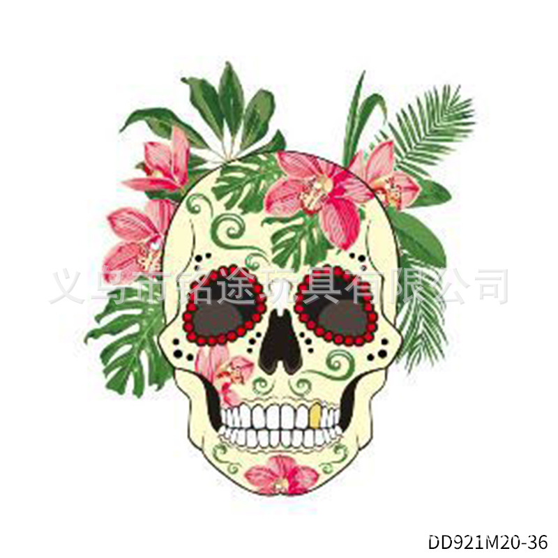 Suministros de fiesta de carnaval mexicano Día de los muertos Pegatinas de fiesta divertida para niños Accesorios de fotografía mexicana