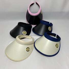 晚晚同款防晒帽夏季遮阳帽防紫外线空顶太阳帽户外骑行帽爬山出行