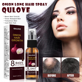 Qulove Onion Raw/Hair Spray Hair Thinning Care Hair Care Liquid Intensive Hair Growth 35ml