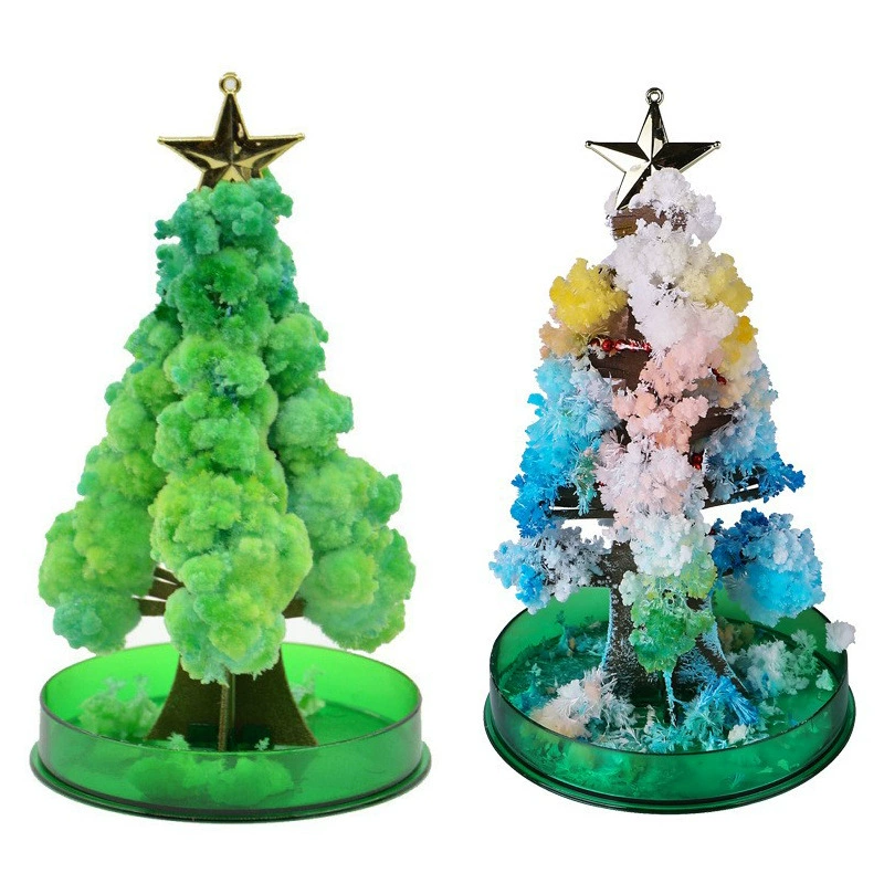 Большая магическая елка красочная рождественская елка волшебный полив бумажное дерево может расцвести, кристаллизоваться креативные рождественские подарки