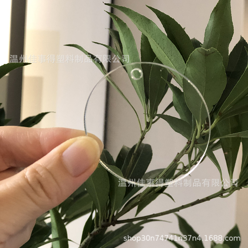 亚克力面板圆片PMMA透明圆板DIY装饰品UV圣诞挂件空白手电筒镜片