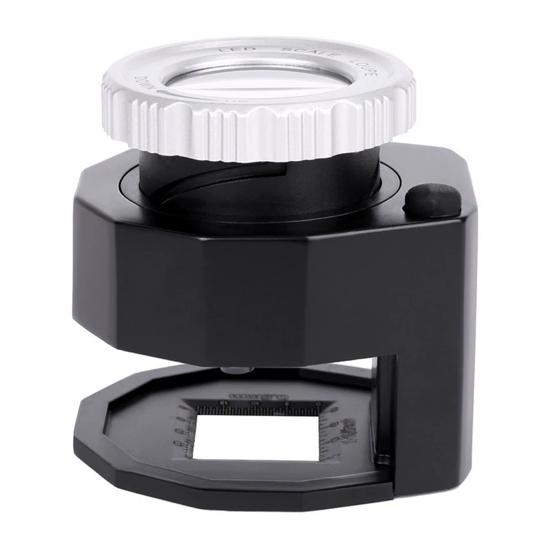 30 раз полностью металлический масштаб светодиодный детектор денег свет увеличительное стекло Оптическое стекло Diamond Jade античный голубиный глаз 9006A